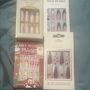 Fancy Press On Nails bundle